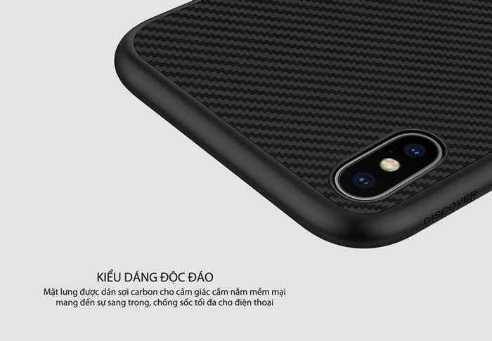 Ốp lưng iPhone Xs Max Nillkin sợi tổng hợp (Synthetic Fiber)