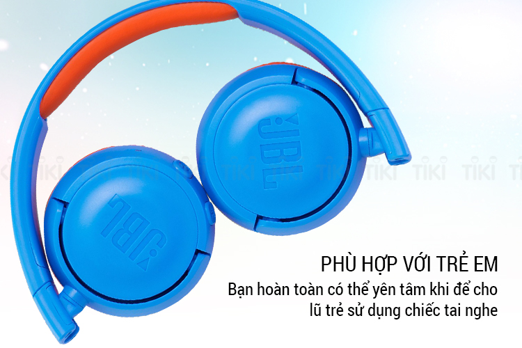 Tai Nghe Bluetooth Chụp Tai On-ear JBL JR300BT - Hàng Chính Hãng