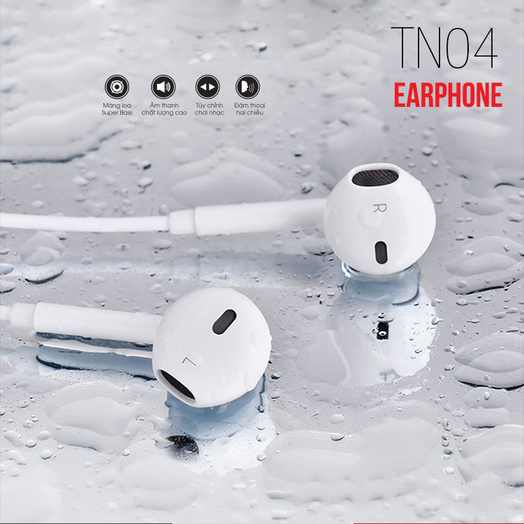 Tai Nghe Bluetooth TITAN TN04 (Trắng) - Hàng Chính Hãng