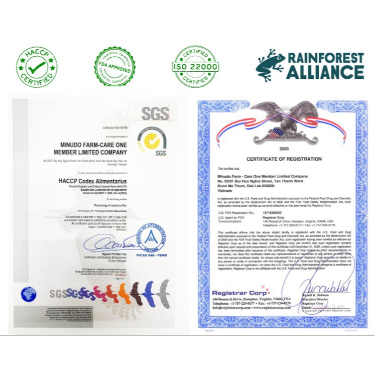 Cà phê hạt rang AEROCO A4 pha phin và pha máy, hộp 500g, nguyên chất 100% rang mộc hậu vị ngọt thơm quyến rũ