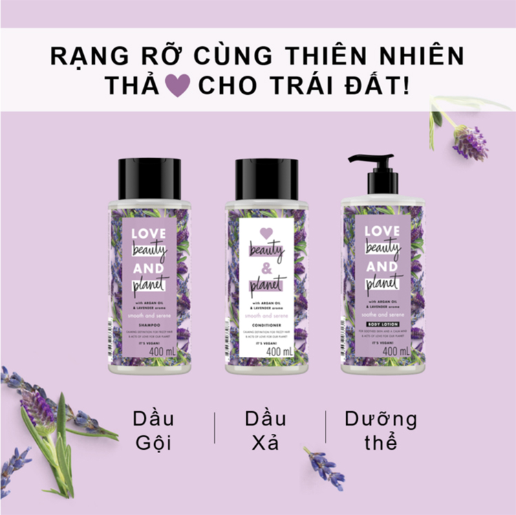 Combo Cho Tóc Mềm Mượt Dầu Gội & Dầu Xả Love Beauty And Planet (400ml x 2) Combo Cho Tóc Mềm Mượt Dầu Gội & Dầu Xả Love Beauty And Planet (400ml x 2)