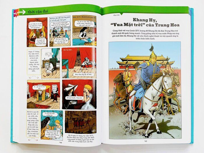 Các nhân vật nổi tiếng trong lịch sử qua truyện tranh