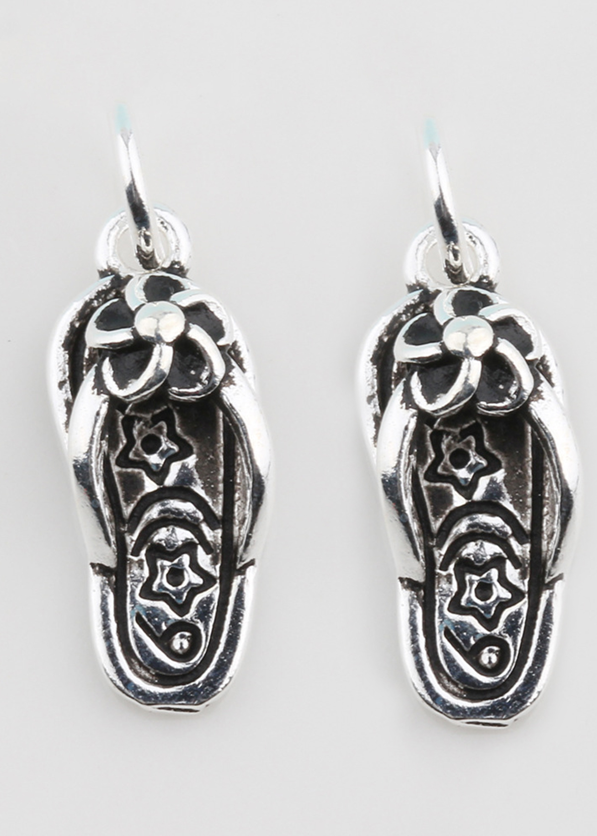 Combo 2 cái charm bạc hình chiếc dép treo - Ngọc Quý Gemstones