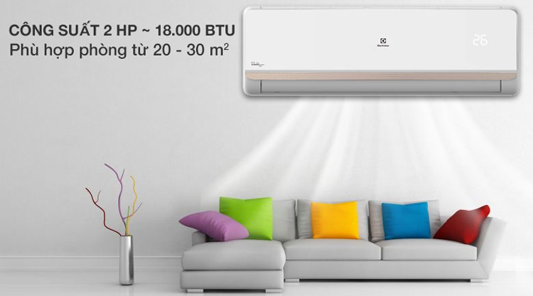 Điều Hòa Inverter Electrolux ESV18CRR-C2 (18.000Btu)