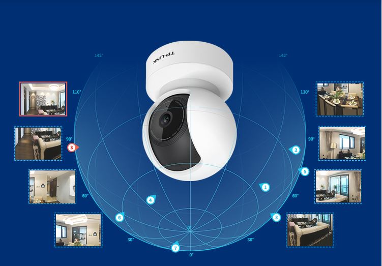 Camera Không Dây 360 Độ TP-LINK 1080P PTZ