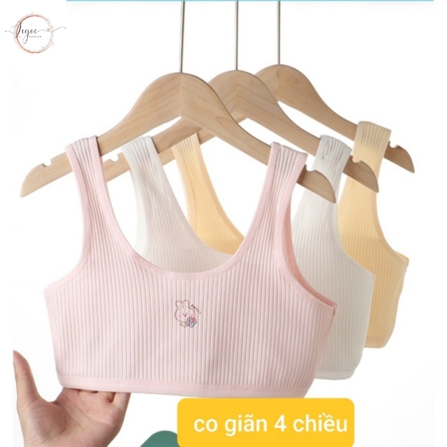 Áo lá học sinh cấp 2 cấp 3 áo lót cho bé gái đồ lót bé gái bra học sinh từ 35-50kg_LN327