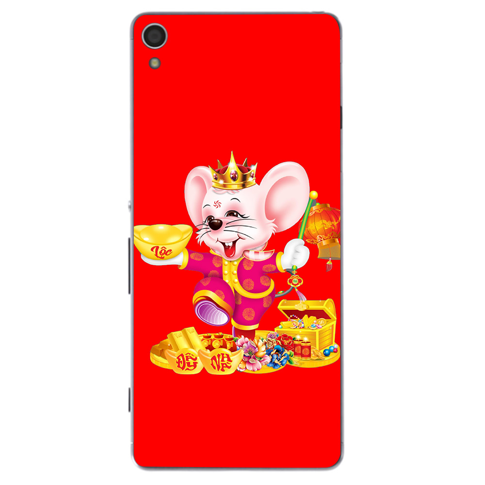 Ốp lưng điện thoại Sony Xperia X - Chuột chúc tết mã 12 MS CCTM12