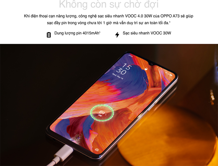 Điện Thoại Oppo A73 2020 (6GB/128GB) - Hàng Chính Hãng