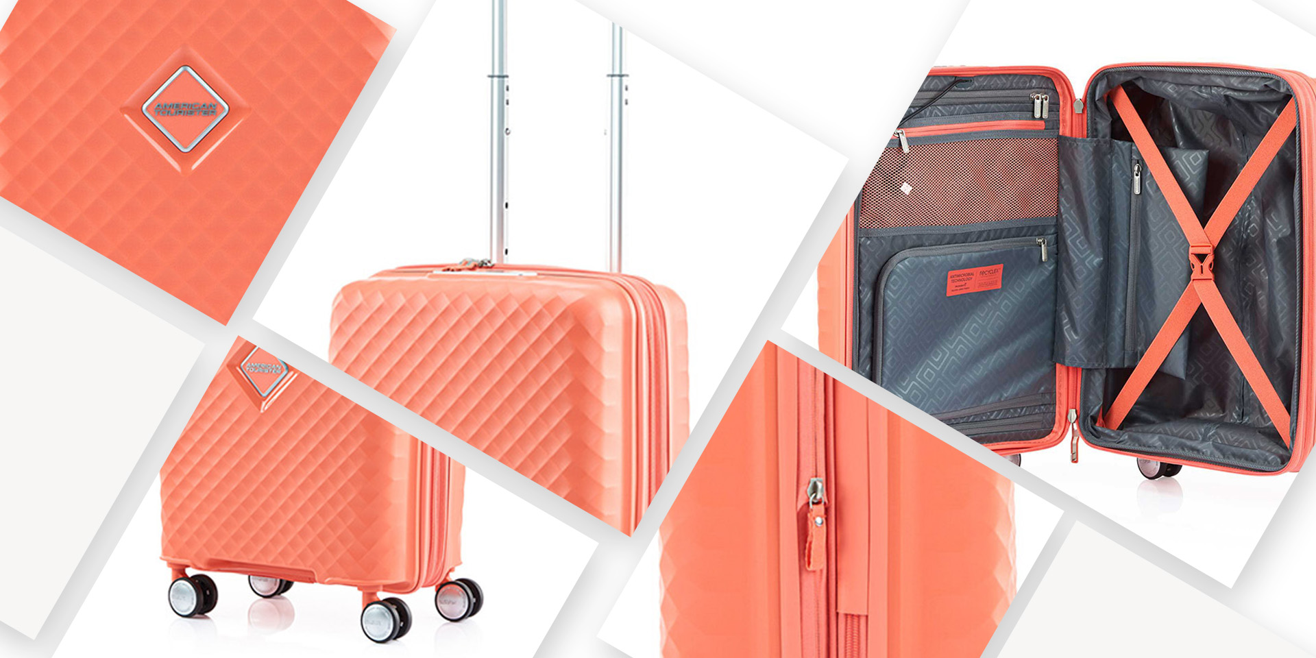 Vali kéo American Tourister Squasem Spinner EXP TSA
