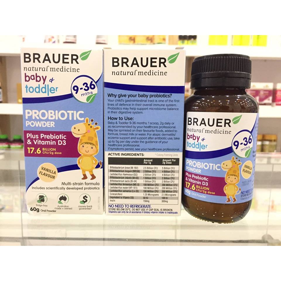 men vi sinh bé 9 - 36 tháng