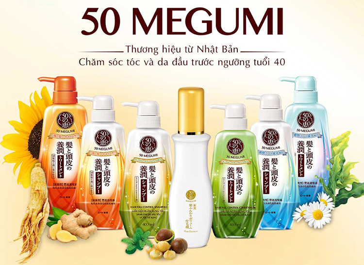 Tinh Chất Dưỡng Và Ngăn Rụng Tóc 50 Megumi Hair Essence 120ml + Tặng Lược Giảm Rụng Tóc, Gỡ Rối Wetbrush