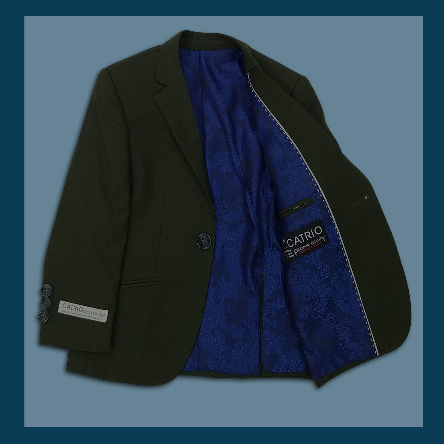 BỘ VEST BÉ TRAI CATRIO ACT564