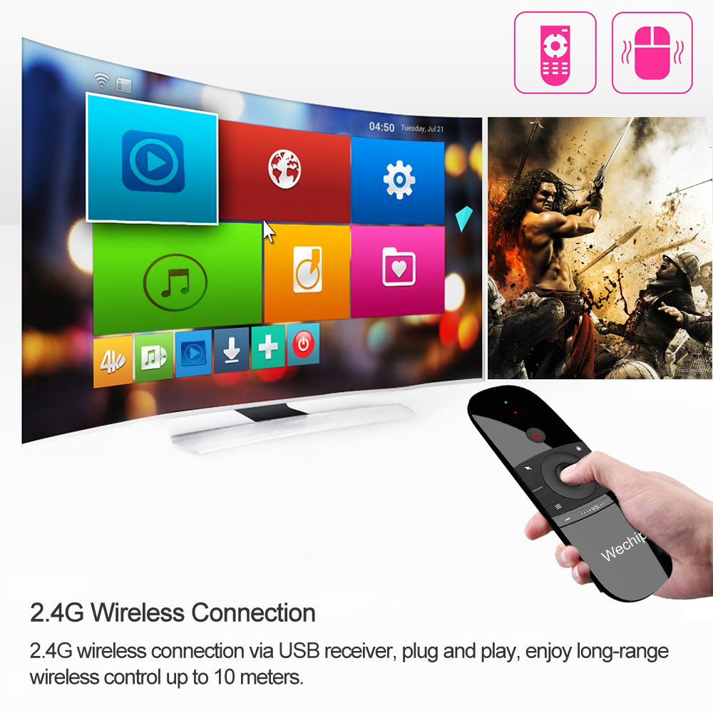 Chuột Bay Không Dây Wechip W1 (2.4G)