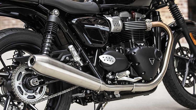 Xe Môtô Triumph Street Twin - Đen Bóng