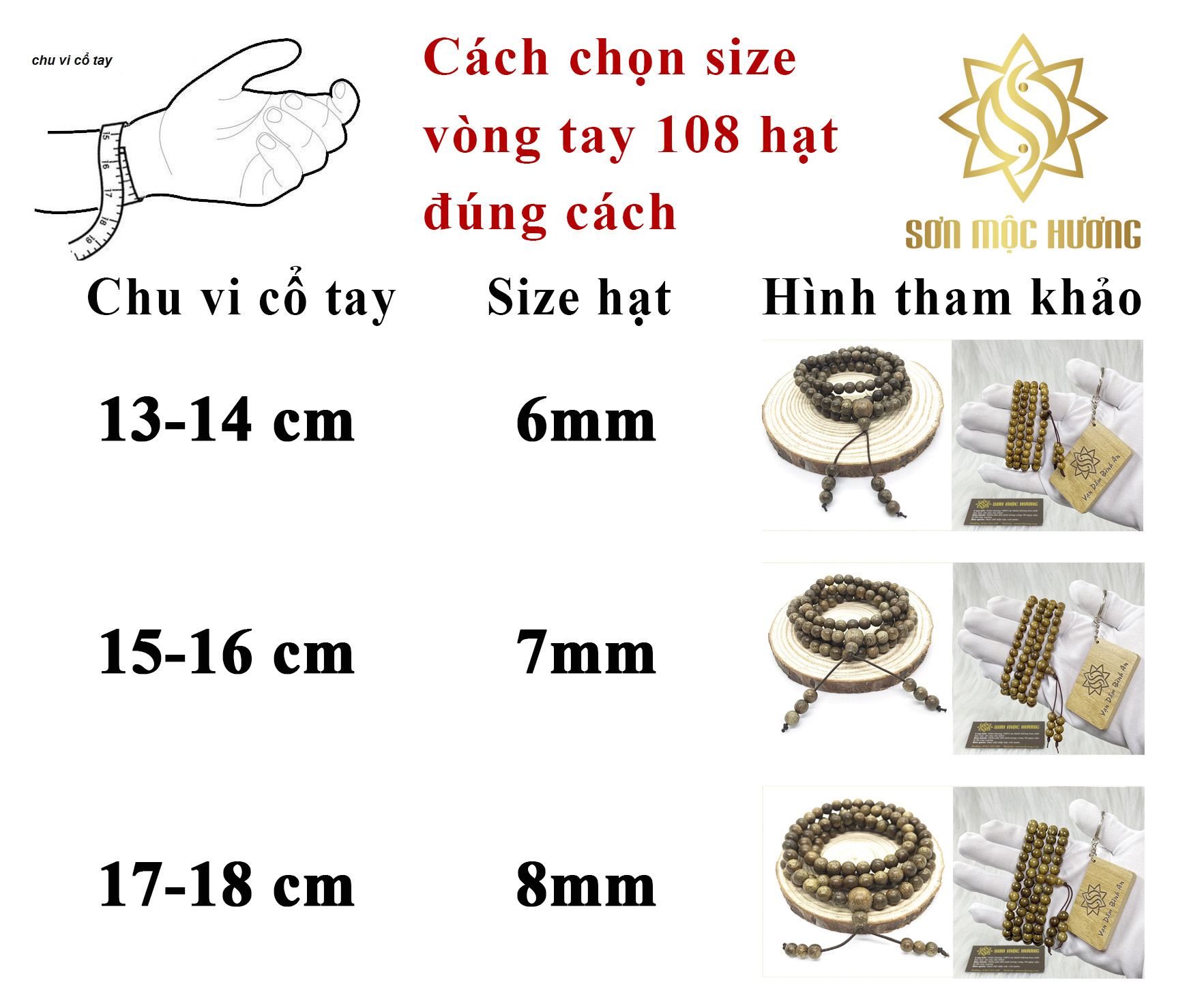 Vòng tay trầm hương tràng 108 hạt