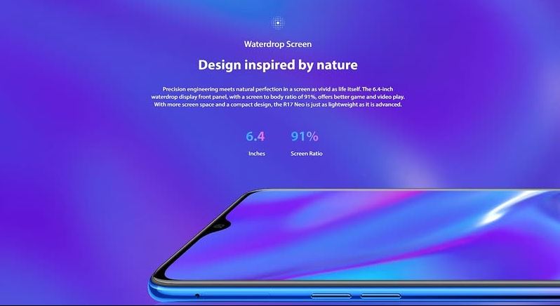 OPPO K1 Screen fingerprint Mobile 4G+64G Blue Dual card dual standby