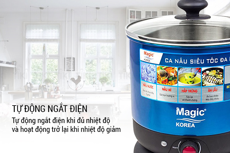 Ca Nấu Siêu Tốc Đa Năng Magic Korea A07 - 1.8L