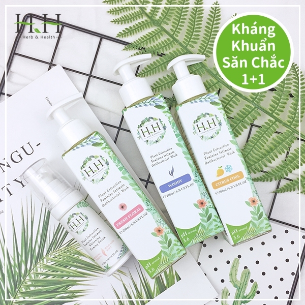 Set 2 Sản Phẩm Kháng Khuẩn Săn Chắc - Dung Dịch Vệ Sinh HH + Kem Dưỡng Hồng Và Se Khít Vùng Kín HH Set 2 Sản Phẩm Kháng Khuẩn Săn Chắc - Dung Dịch Vệ Sinh HH + Kem Dưỡng Hồng Và Se Khít Vùng Kín HH
