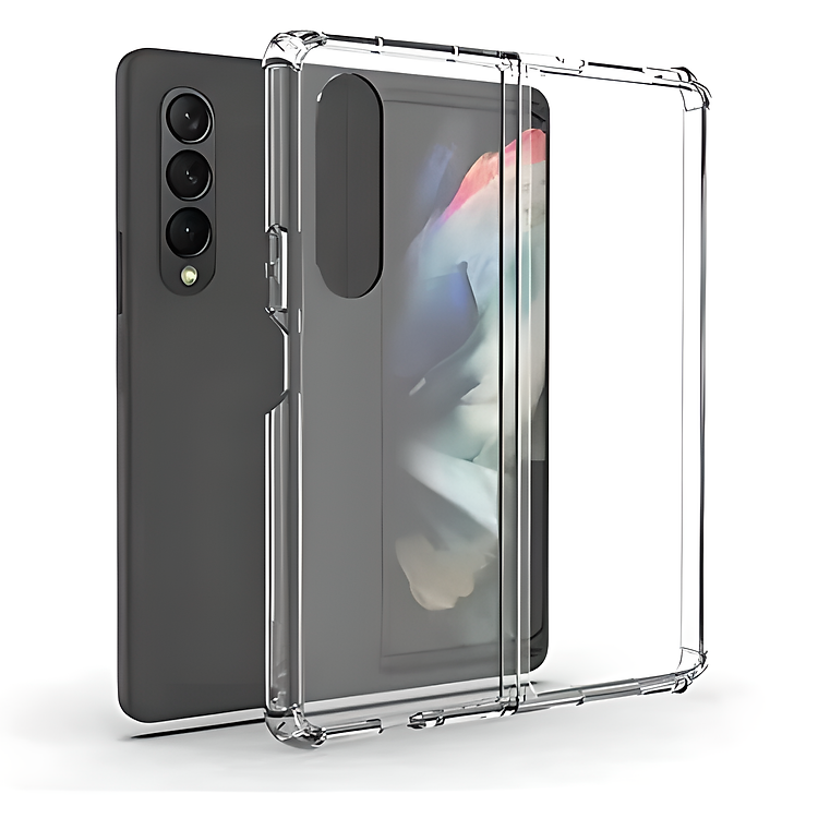 Ốp lưng trong suốt cho Samsung Galaxy Z Fold 3 4 5 6 hiệu Likgus Crashproof giúp chống chịu mọi va đập - hàng nhập khẩu