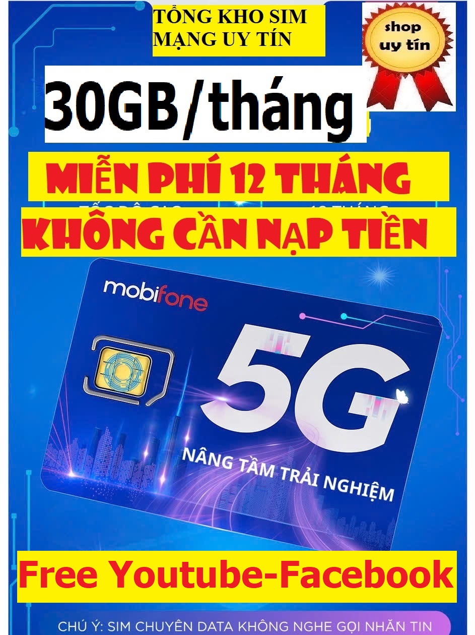 Sim 4G Mobifone chuyên data vào mạng, nhiều lựa chọn thời gian sử dụng - Hàng chính hãng