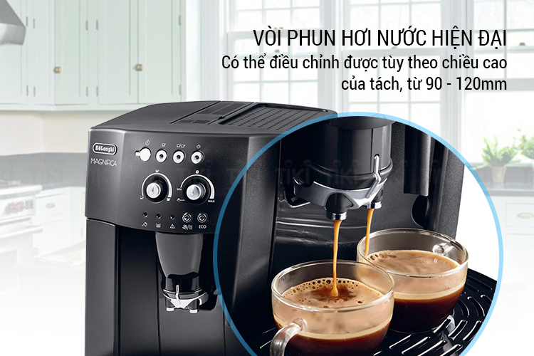 Máy Pha Cà Phê Tự Động Delonghi ESAM4000.B (1450W) - Đen - Hàng Chính Hãng
