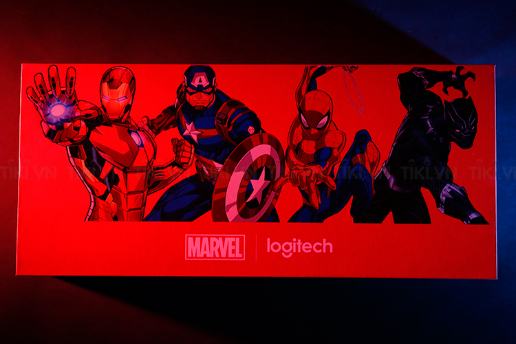 Bộ 4 Chuột Logitech M238 Marvel Collection - Hàng Chính Hãng