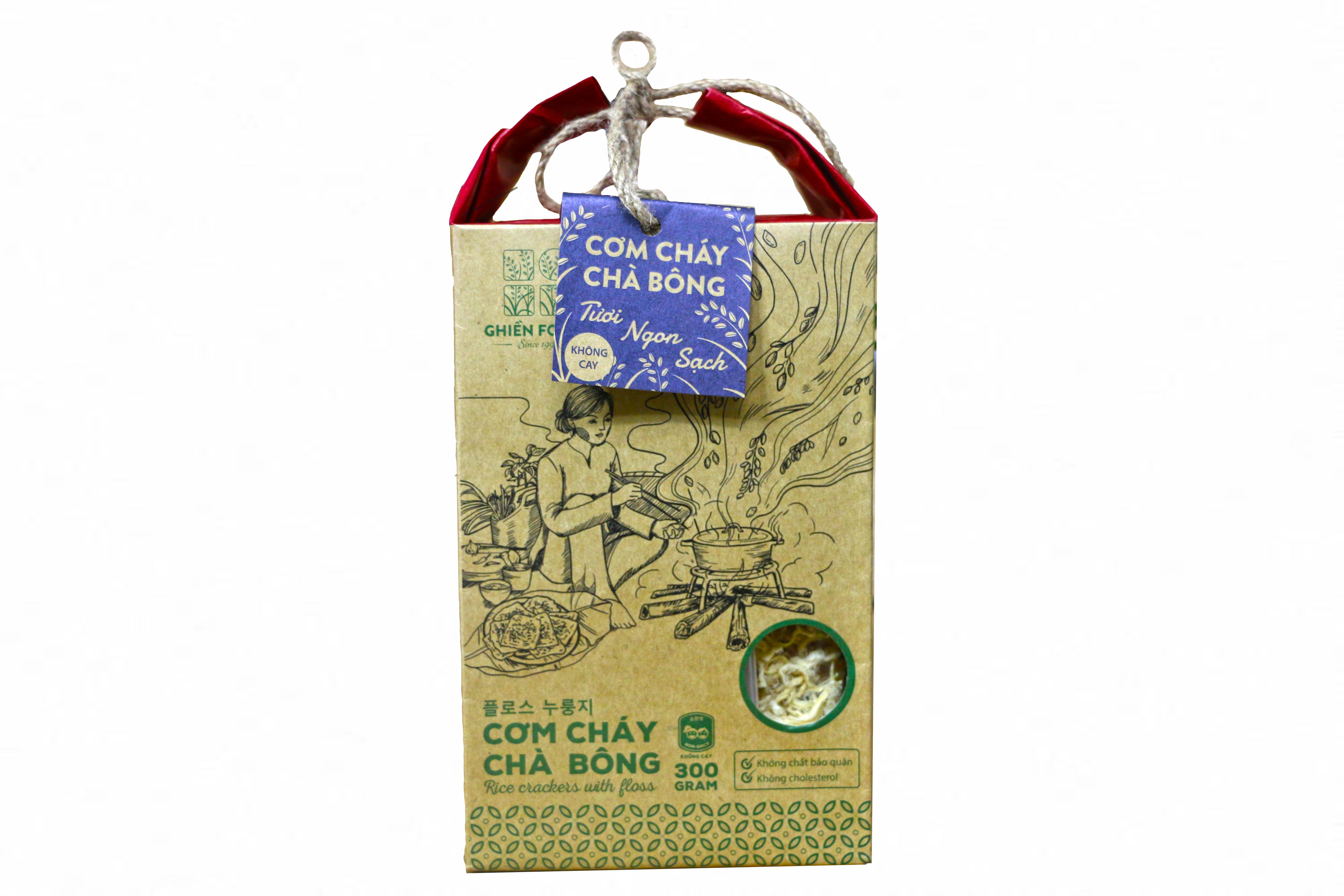 cơm cháy ghiền foods không cay