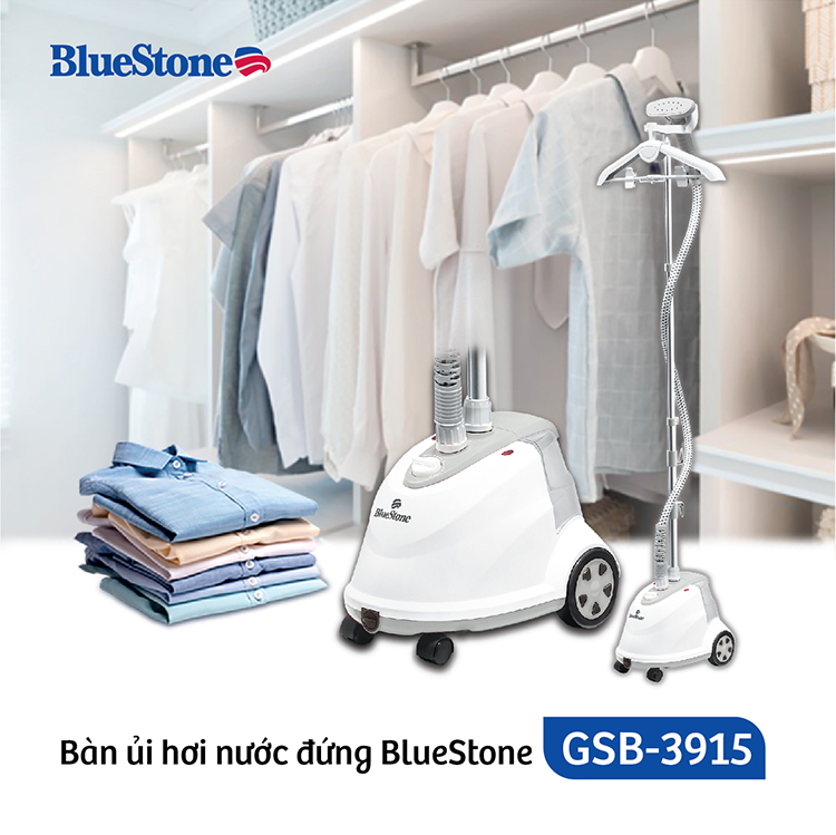 Bàn Ủi Hơi Nước Đứng Bluestone GSB-3915 (1800W) - Hàng chính hãng