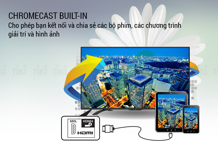 Smart Tivi Sharp 50 inch Full HD LC-50LE580X-BK