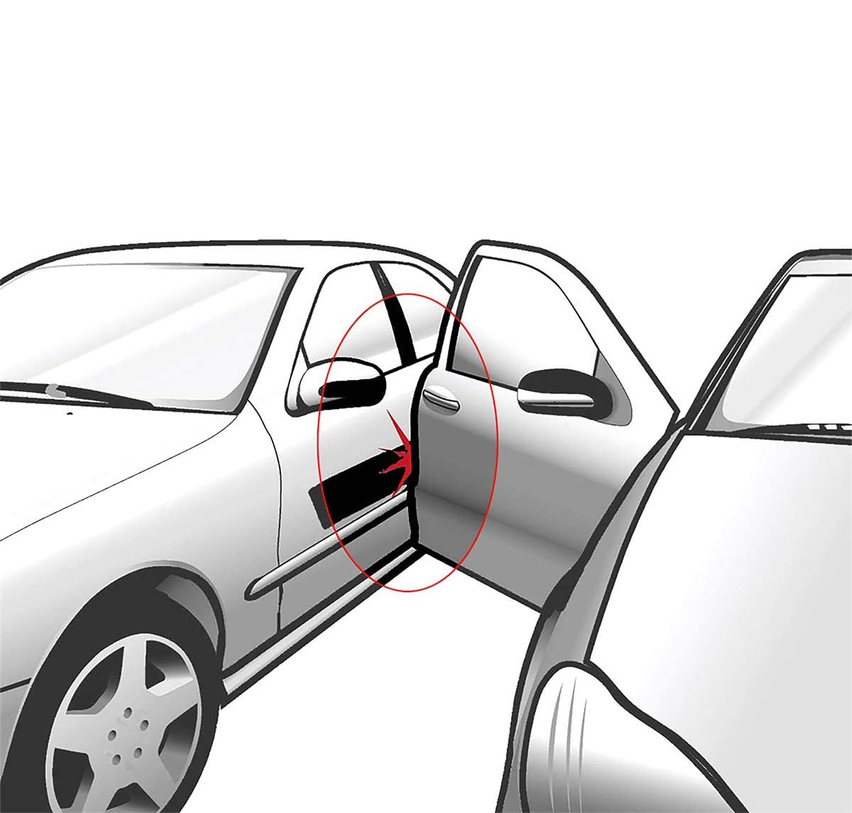 Ron Viền Bảo Vệ Cánh Cửa Xe Hơi Nẹp U Gioăng Oto Ôtô Chống Va Đập Ồn Cách Âm Đàn Hồi Lõi Thép Cao Su