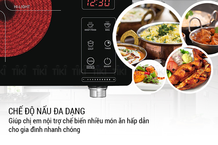 Bếp Hồng Ngoại Đơn Cornell CCC-2201KG (2200W) - Hàng Chính Hãng