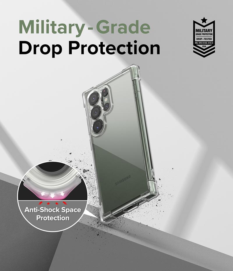 Ốp lưng dành cho Samsung Galaxy S23 Ultra RINGKE Fusion Bumper - Hàng Chính Hãng