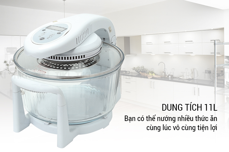 Lò Nướng Điện Tử Thủy Tinh Tiger Queen AX-798LV - 11L