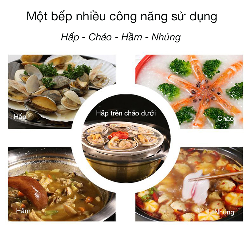 Bếp hấp thủy nhiệt cao cấp