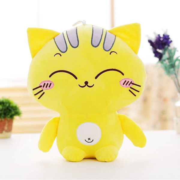 Gấu Bông Mèo Lucky Vàng (30 Cm) Gb49