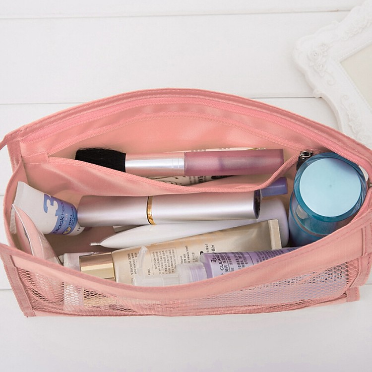 Túi Đựng Mỹ Phẩm Du Lịch Kawano Hồng/Xám 2008