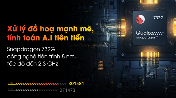 Điện Thoại Xiaomi POCO X3 NFC (6GB/128GB) - Hàng Chính Hãng