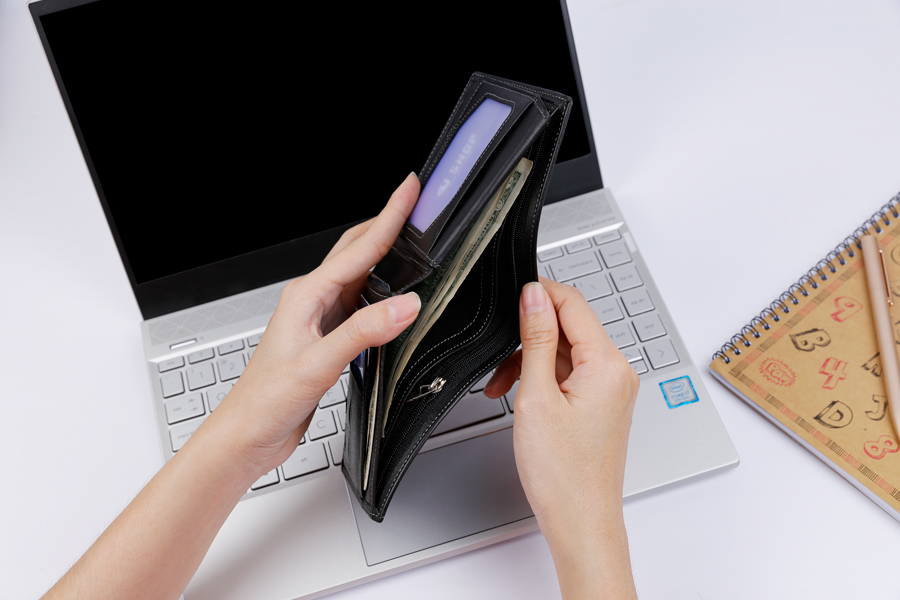 Bóp Ví Nam Da Bò Thật 4U Cao Cấp Dáng Ngang Thời Trang F112D