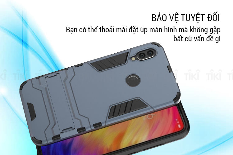 Ốp lưng cho Xiaomi Redmi Note 7 / Note 7 Pro iRon Man PC cứng