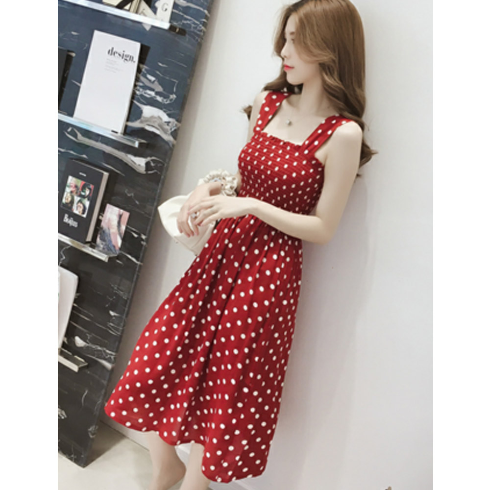 Váy 2 Dây Hoa Cúc Dáng NgắnTủ 5