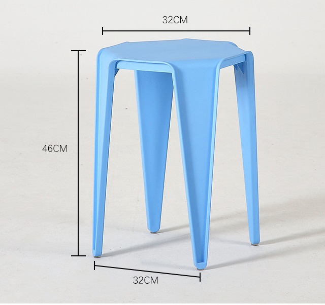 kích thước ghế đôn nhựa đúc WC135