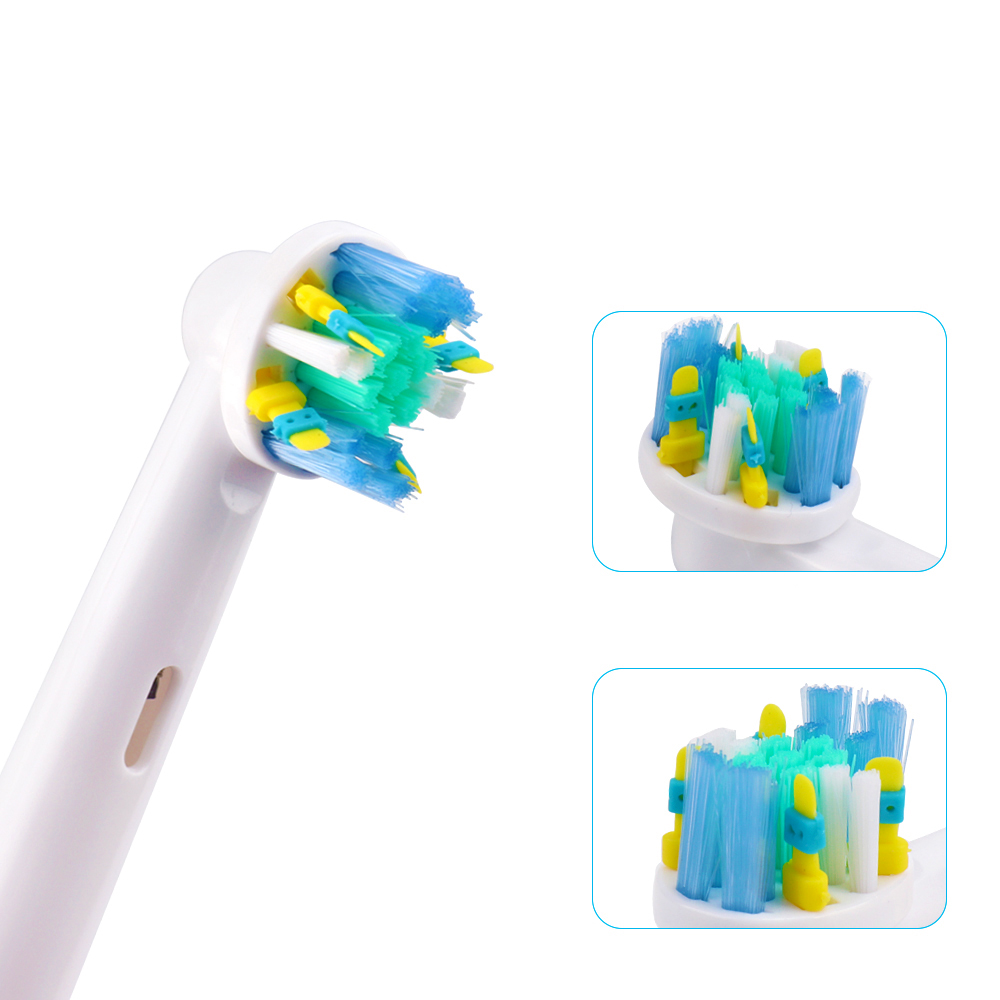 Bộ 4 đầu bàn chải đánh răng điện Đánh tan mảng bám thay thế cho máy Oral B - Xuất xứ Đức 1