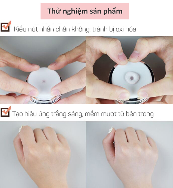 Kem Dưỡng Ẩm Trắng Da Dành Cho Nàng Lười MKUP