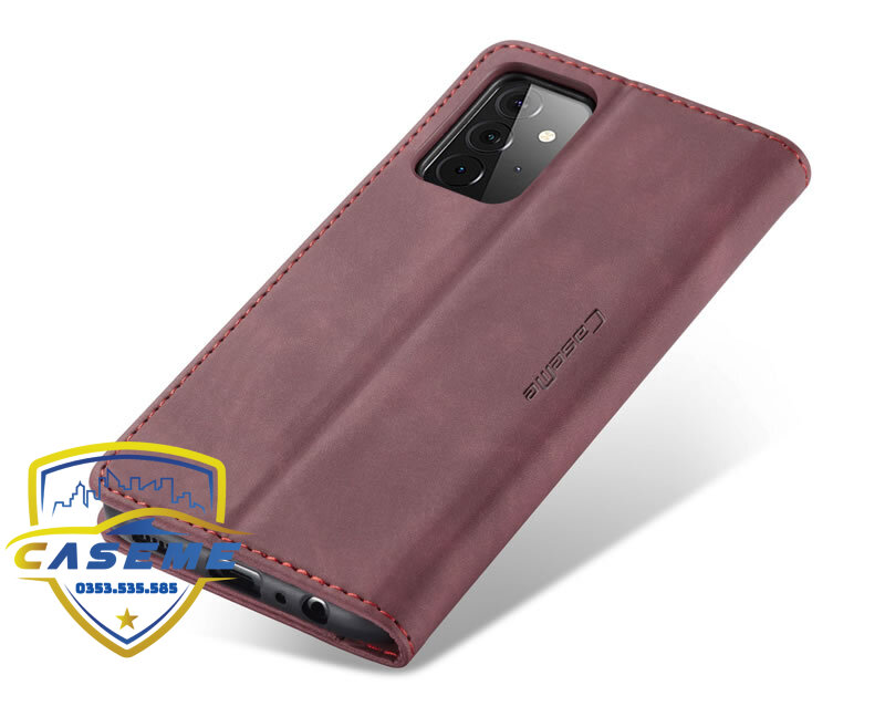 Bao da cao cấp dành cho Samsung A12, Samsung A52, Samsung A52s Samsung A72 dạng ví Caseme - Hàng Nhập Khẩu