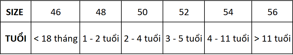 nón kết bé trai màu goodboy 2 tai cao cấp duy ngọc size 48 dành cho bé từ 2