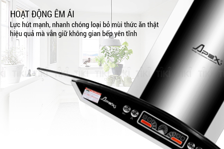 Máy hút mùi kính cong Sunhouse Apex APB6601-70C - Hàng chính hãng