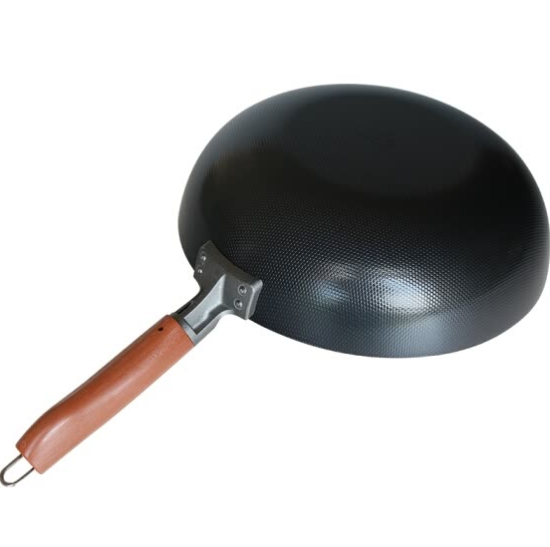 Pearl life (imported wok) double-sided concave flat bottom anti-stick cooking pot iron pot 30cm healthy uncoated induction cooker can be universal Pearl life (imported wok) double-sided concave flat bottom anti-stick cooking pot iron pot 30cm healthy uncoated induction cooker can be universal