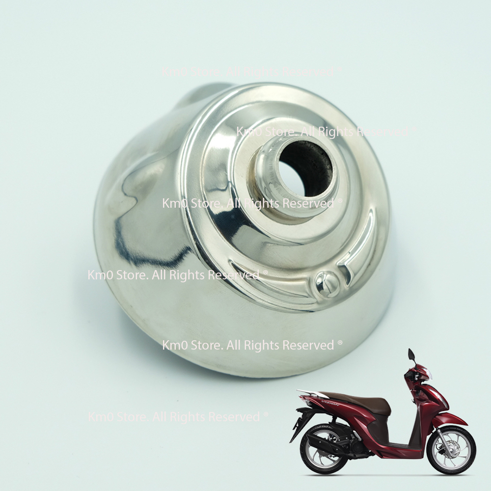 Chụp Đuôi Pô Xe VISION 2021 - 2022 INOX 304