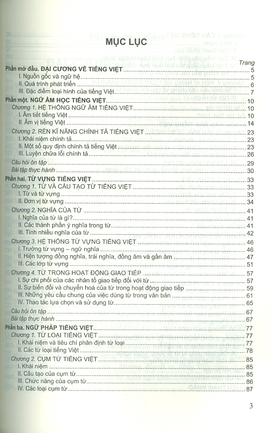 Giáo Trình Tiếng Việt Và Tiếng Việt Thực Hành