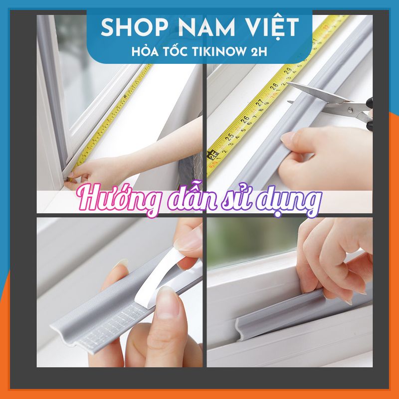 Ron Xốp PU Dán Khe Cửa Phòng, Cửa Sổ Thế Hệ Mới, Cách Âm Chống Bụi và Côn Trùng - Chính Hãng NAVIVU